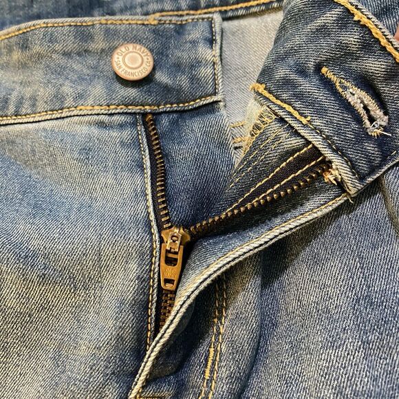 Old Navy Woman’s 14 Jeans Boot-Cut 36x31 Med Blue High Rise Metal Zip BRAND NEW - Picture 11 of 12